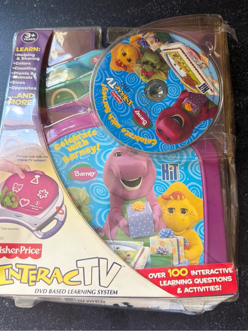 Fisher Price Interactv DVD Barney Celebrate With Barney